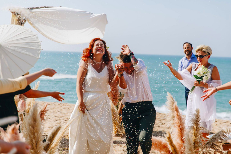 Casamento Alternativo na Praia em Portugal por Decorelle
