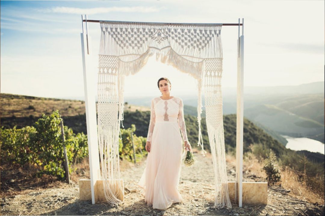 macramé em decoração de casamento macramé em decoração de casamento
