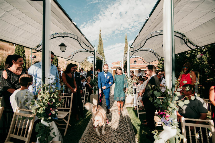 Casamento campestre com uma “cãovidada” muito especial por I Heart You