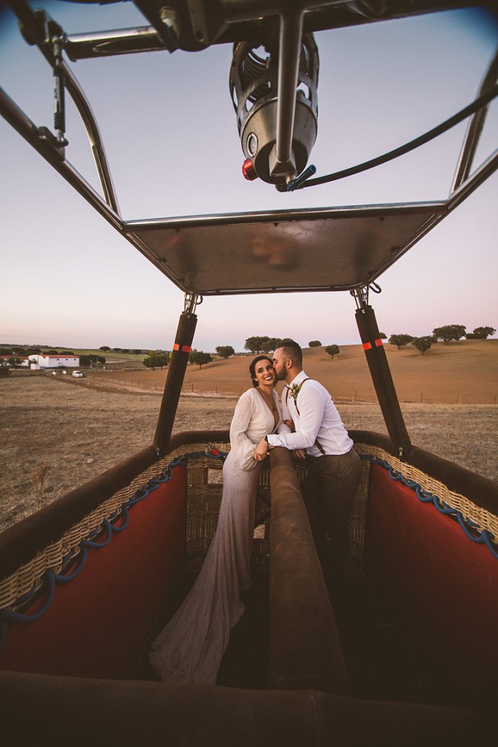 Casamento num balão de ar quente em Portugal Casamento num balão de ar quente em Portugal